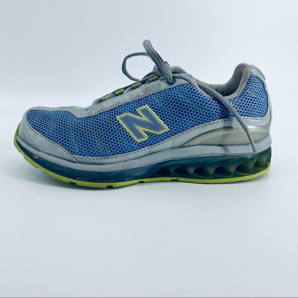 New Balance W8505BL Blue/Green/Silver Running Shoe - Picture 9 of 15